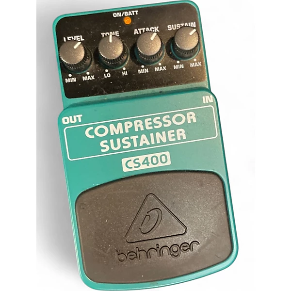 Behringer Used Behringer CS400 Compressor Sustainer Effect Pedal