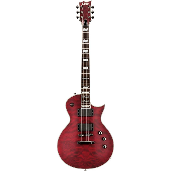 ESP LTD EC 401QM Electric Guitar See Thru Black Cherry Sunburst