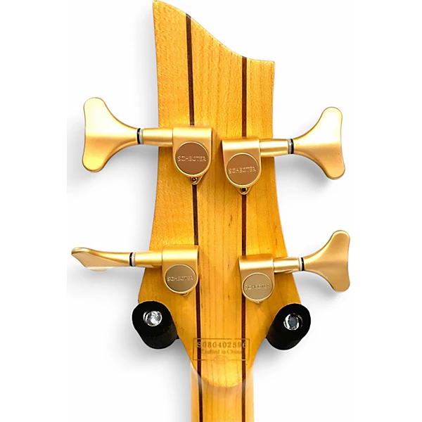 Used Schecter Guitar Research DIAMOND SERIES C 4 Maroon Electric Bass Guitar