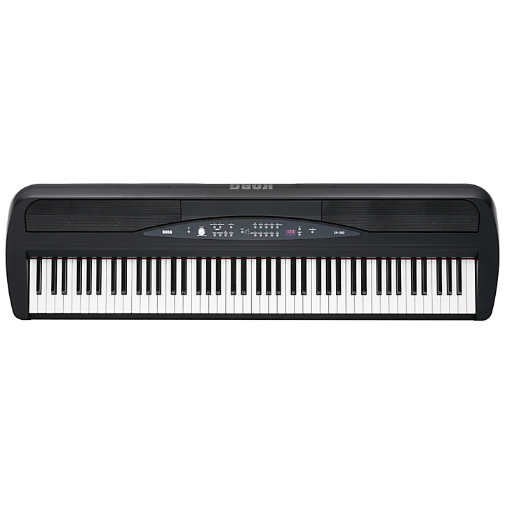KORG SP 280 88 Key Digital Piano with Stand Level 1 Black H92293004001000.gc