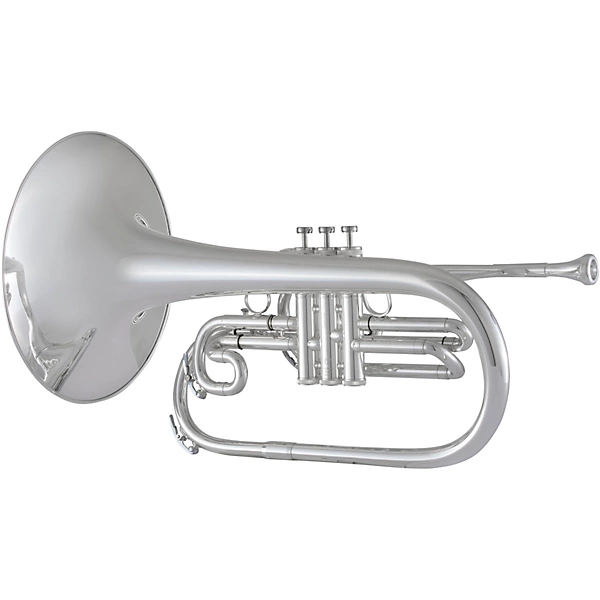 KMP611 Ultimate Series F Marching Mellophone Silver plated