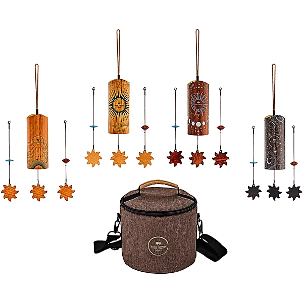 MEINL Sonic Energy Cosmic Bamboo Chime 4 Piece Set, 432 Hz