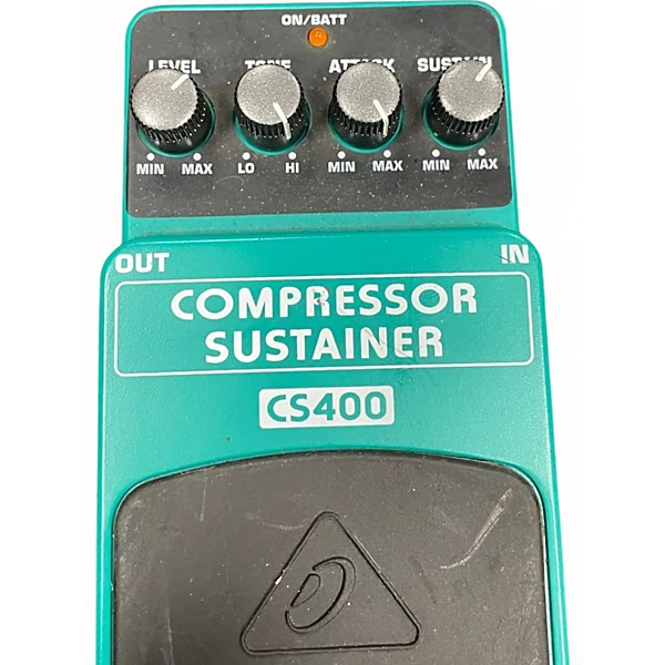 Behringer Used Behringer CS400 Compressor SustainerI46 Effect Pedal Package.gc