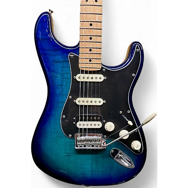 Used Fender Player Stratocaster HSS Blue Solid Body Electric Guitar