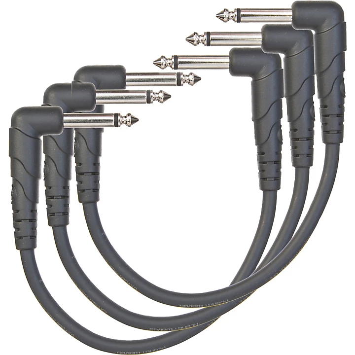 Classic Series Right Angle Patch Cable 3 Pack 6 in