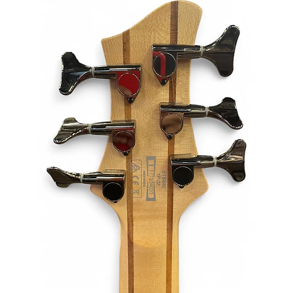 Ibanez Used Ibanez BTB846 Spalted Purple Burl Electric Bass Guitar.gc