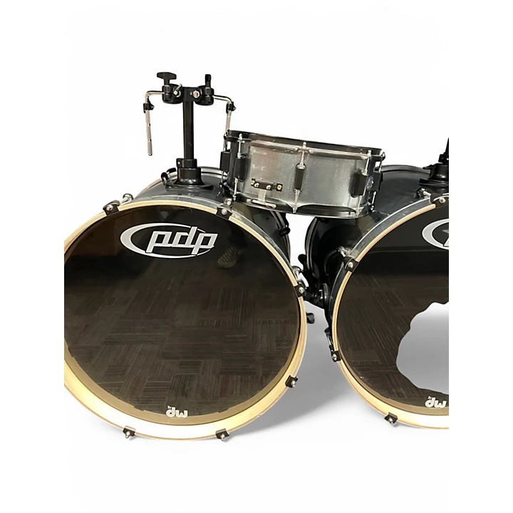 PDP by DW Used PDP by DW 8 Piece DOUBLE DRIVE Gray Drum Kit