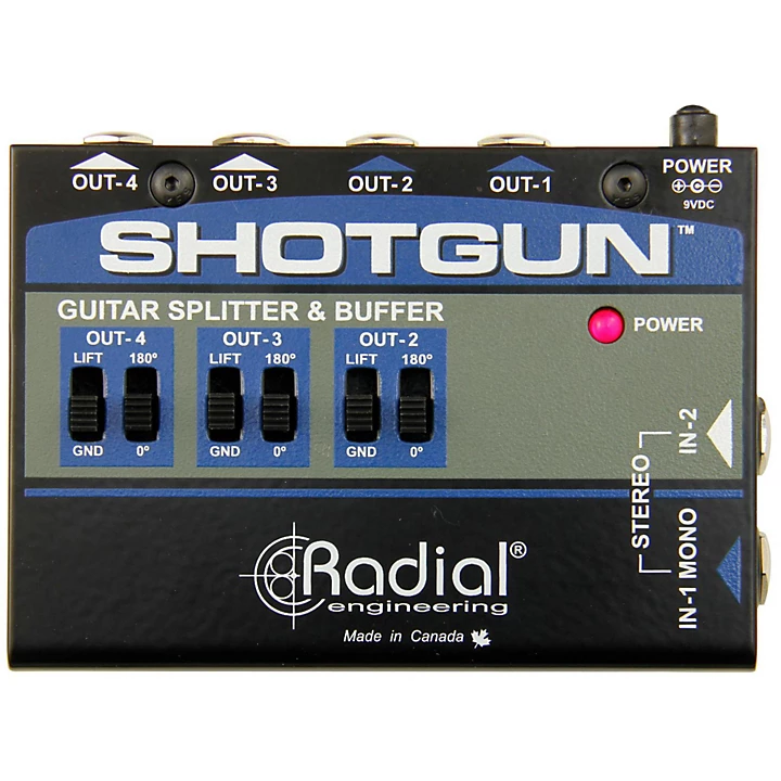 Radial Engineering Shotgun 4 Channel Amp Driver