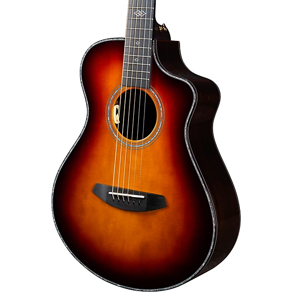 Premier Adirondack Spruce Brazilian Rosewood Limited Edition Cutaway Companion Acoustic Electric Guitar Triple Burst