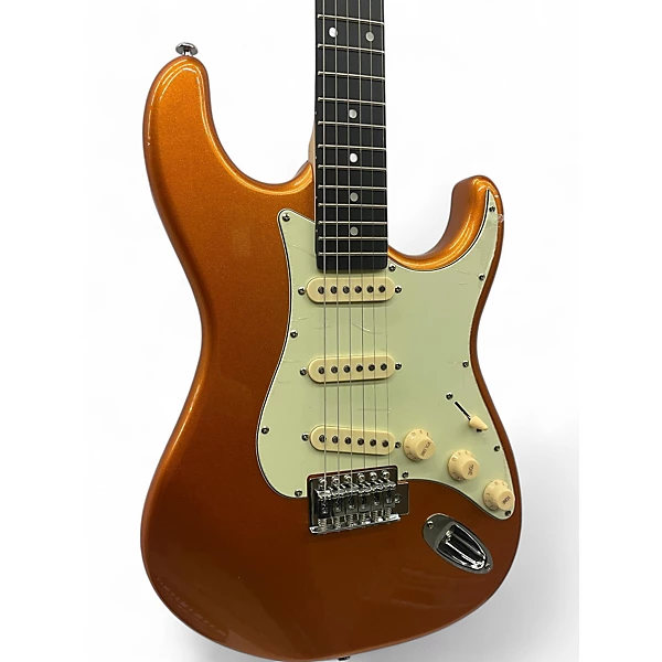 In Store Used Used Tagima TW Series Strat Copy Orange Solid Body Electric Guitar.gc