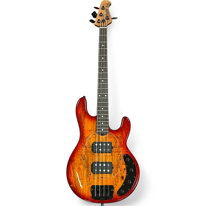 Sterling by Music Man Used Sterling by Music Man RAY34 HH Blood Orange Electric Bass Guitar.gc