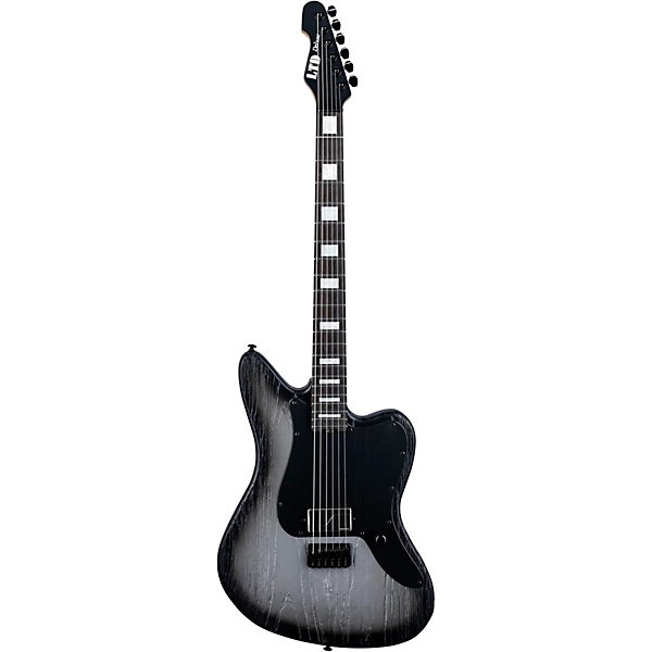 LTD XJ 1 Baritone Electric Guitar Silver Blast