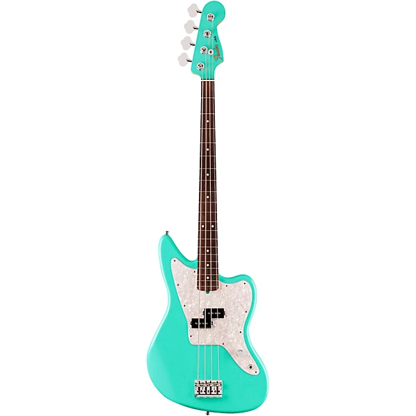 Fender Limited Edition Mark Hoppus Jaguar Bass Guitar Sea Foam Green