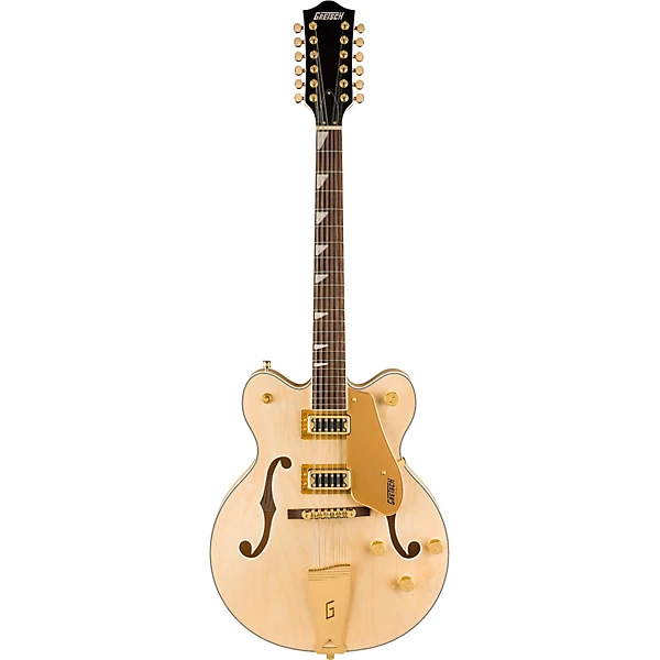 Gretsch Guitars G5476G 12 Limited Edition Electromatic Classic Hollowbody Double Cut 12 String Electric Guitar With Gold Hardware Natural