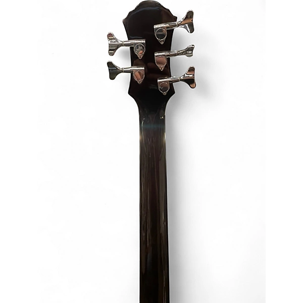 Michael Kelly Used Michael Kelly dragonfly 5fl Trans Black Acoustic Bass Guitar.gc