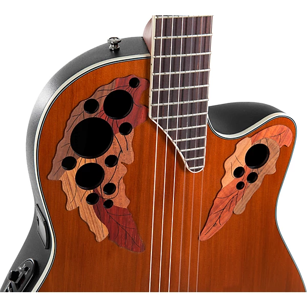 Ovation CE44C 4A G Celebrity Series Elite Mid Depth Nylon String Classical Acoustic Electric Guitar Level 1 Natural M14228004001000.gc