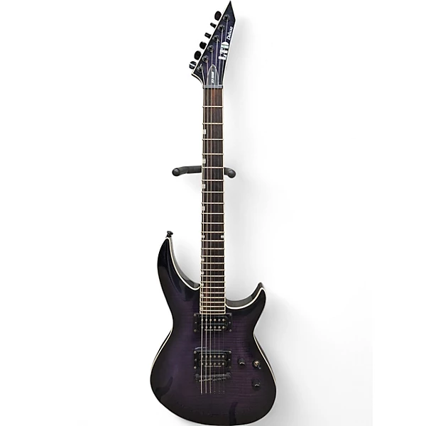 Used ESP ltd h31000 Purple Solid Body Electric Guitar