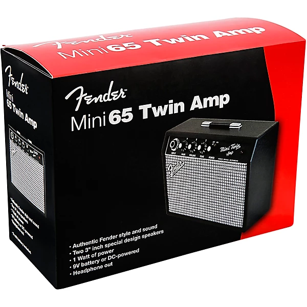 Mini 65 Twin 1W 2x3 Guitar Combo Amp Black