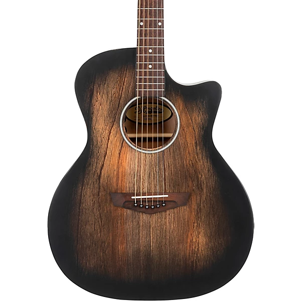 Premier Gramercy CS Acoustic Electric Guitar Aged Trans Black