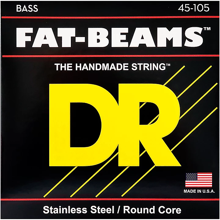 Fat Beams Stainless Steel Medium 4 String Bass Strings 45 105
