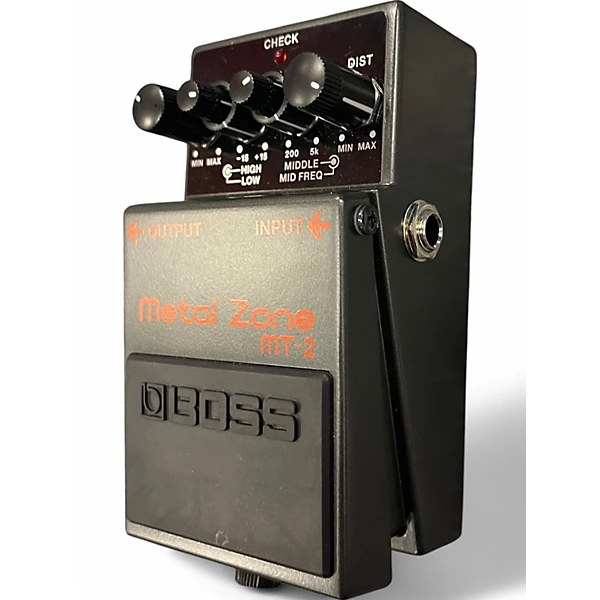 BOSS Used BOSS MT2 Metal Zone Distortion Effect Pedal