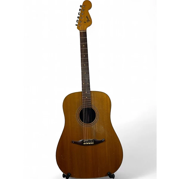 Vintage 1960s Fender King Natural Acoustic Guitar