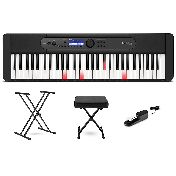 Casiotone LK S450 61 Key Portable Keyboard Essentials Bundle
