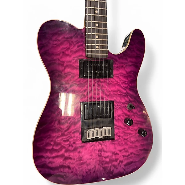 Schecter Guitar Research Used Schecter Guitar Research Diamond Series PT Pro Trans Purple Solid Body Electric Guitar.gc