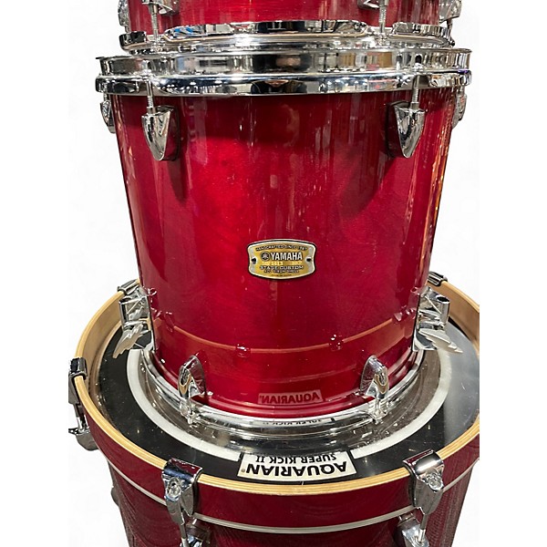 Yamaha Used Yamaha 4 Piece Stage Custom Maroon Drum Kit.gc