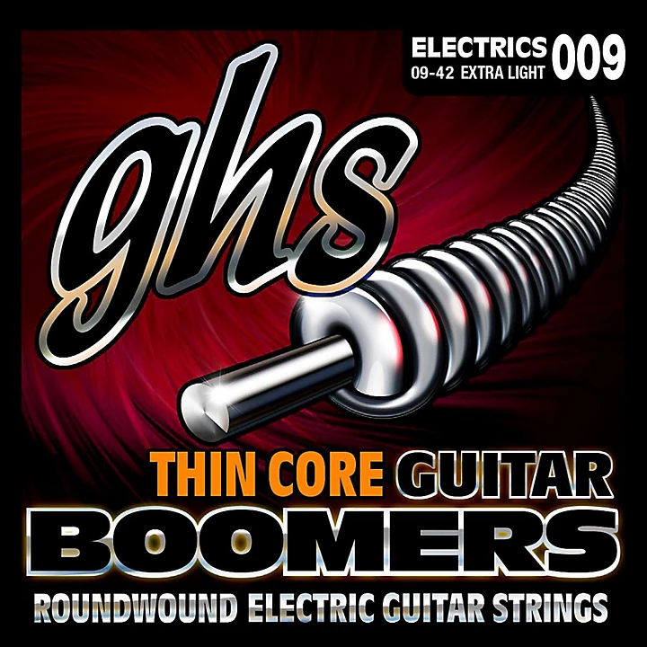 TC GBXL Thin Core Boomers Extra Light Electric Guitar Strings 9 42