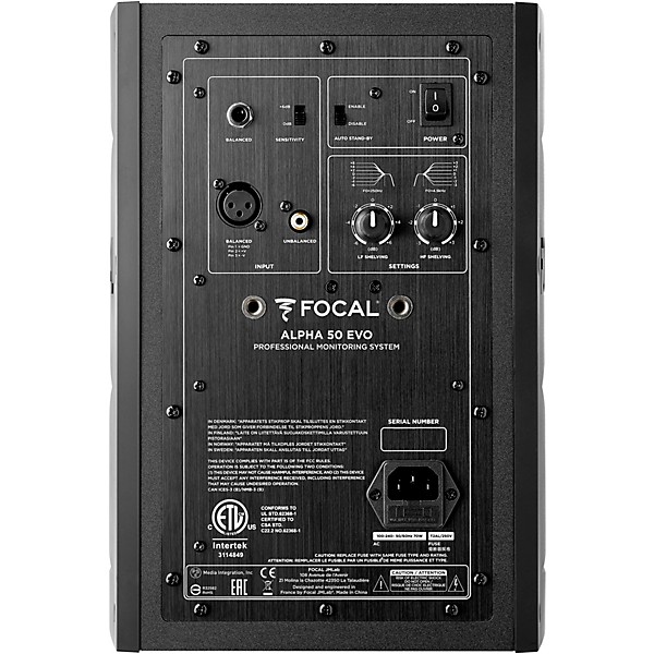 FOCAL Alpha 50 EVO 5 Powered Studio Monitor Each Level 1 L84356004000000.gc