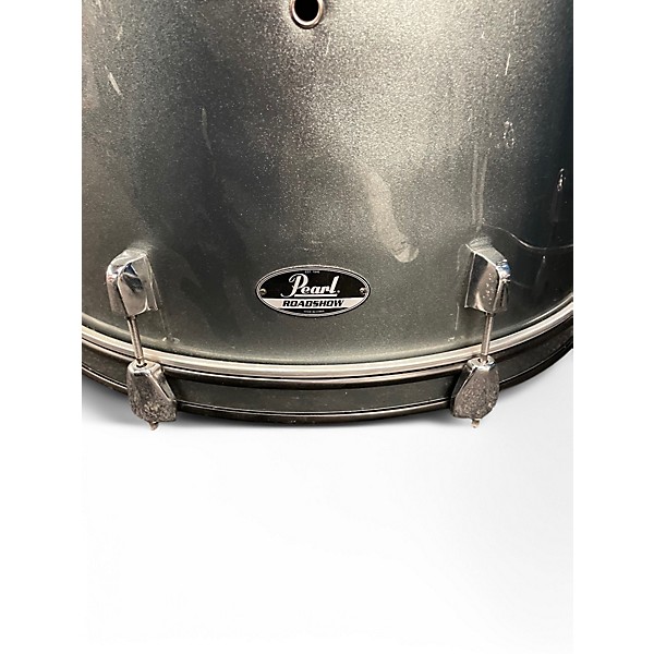Pearl Used Pearl 4 Piece Roadshow Charcoal Mettalic Drum Kit.gc