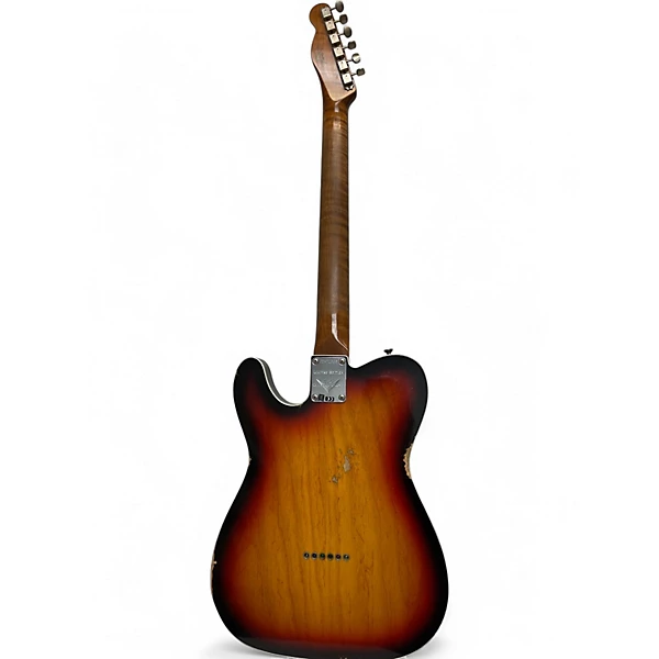 Fender Used 2023 Fender CUSTOM SHOP LTD HS TELE CUSTOM 3 Color Sunburst Solid Body Electric Guitar.gc