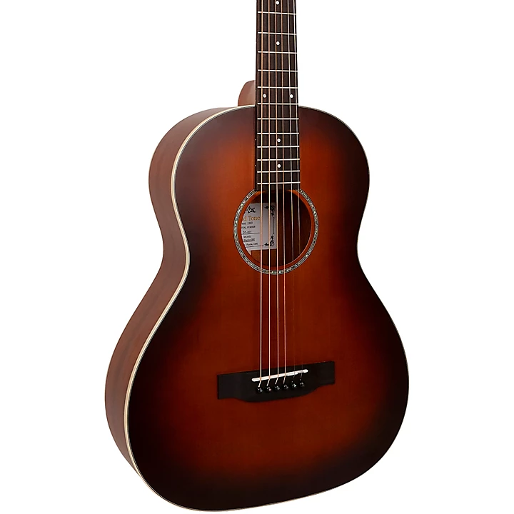 GT Parlor All Solid Wood Acoustic Electric Guitar Natural