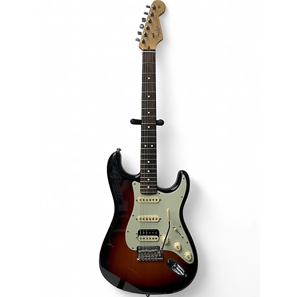 Used Fender American Professional Standard Stratocaster HSS 2 Tone Sunburst Solid Body Electric Guitar