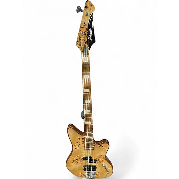 Balaguer Used Balaguer Fusion Natural Burl Electric Bass Guitar.gc