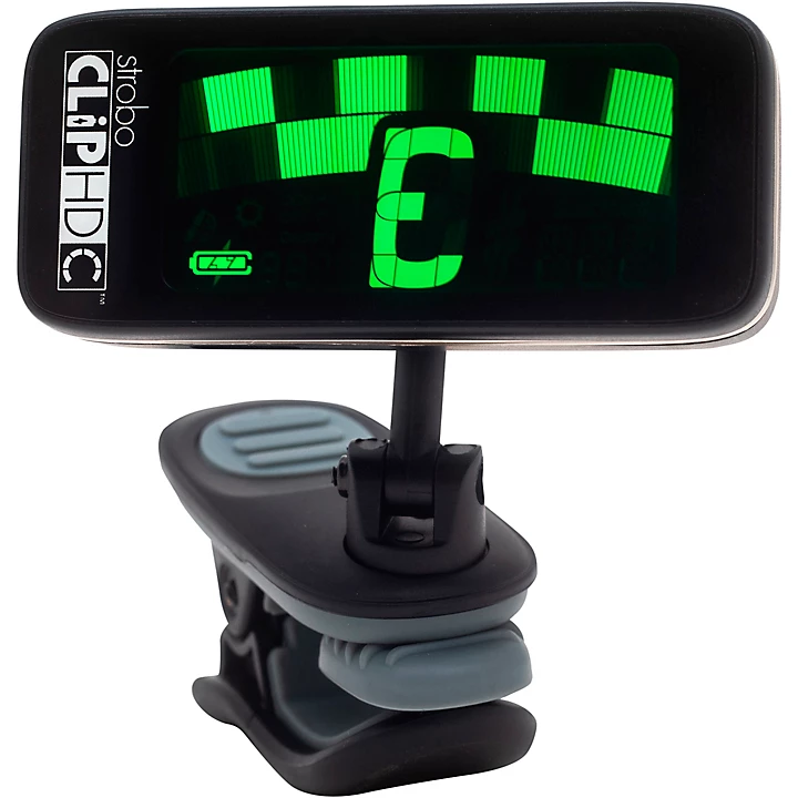 Peterson StroboClip HDC Rechargeable Clip On Tuner Black