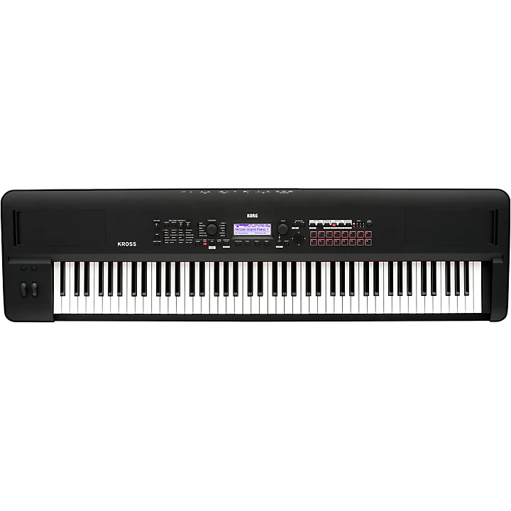 Kross 2 88 Key Performance Synth Workstation with Added PCM and Sounds in Matte Black