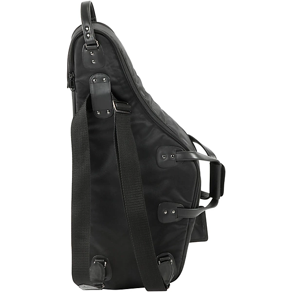Double Alto Soprano Saxophone Gig Bag European Model Synthetic with Leather Trim
