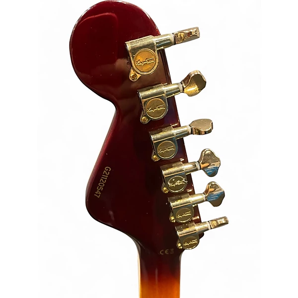 Hagstrom Used Hagstrom 67 Viking II Limited Edition Vintage Sunburst Solid Body Electric Guitar.gc