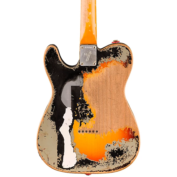 Joe Strummer Telecaster Limited Edition Electric Guitar Master Built By Paul Waller Aged Black over 3 Color Sunburst