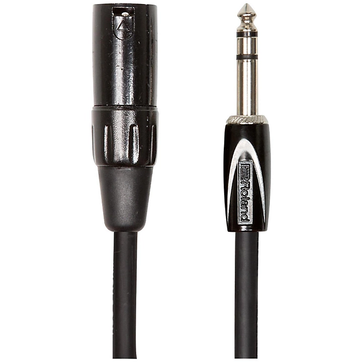 Black Series 1 4 TRS XLRMale Interconnect Cable 10 ft Black