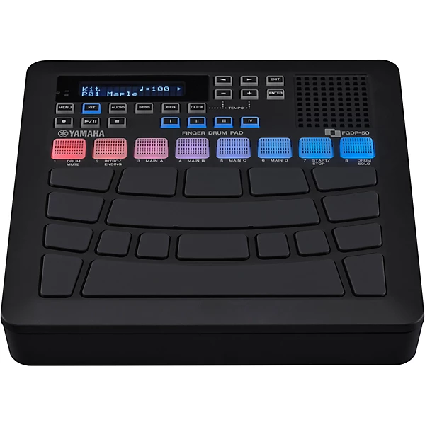 ADVANCED FUNCTIONALITY ALL IN ONE ERGONOMIC FINGER DRUM PAD Black