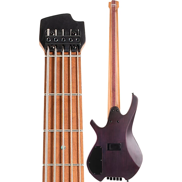 Space 5 Headless 5 String Electric Bass Star Dust Green