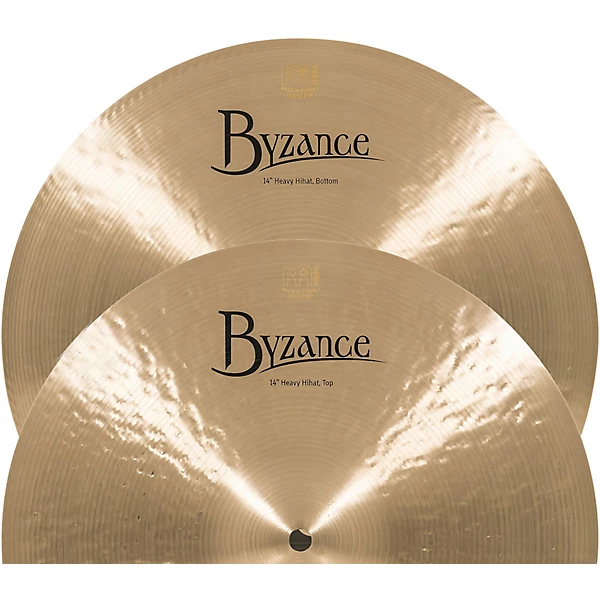 MEINL Byzance Heavy Hi Hat Traditional Cymbals 14 in.