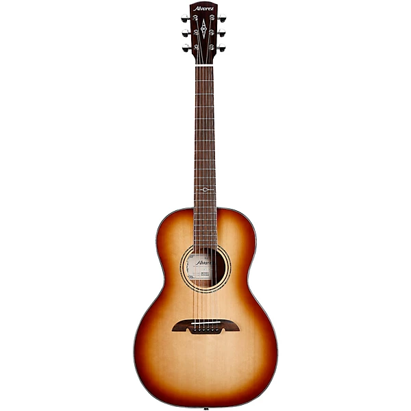 Clearance Alvarez AMP610E2 Parlor Acoustic Electric Guitar Shadowburst