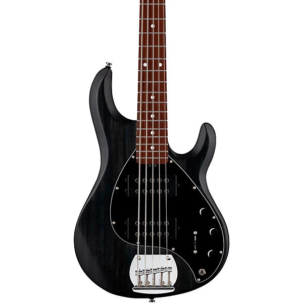 StingRay Ray5HH Limited Edition 5 String Bass Guitar Trans Black Satin
