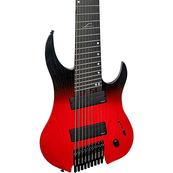 Legator Ghost 9 String Multi Scale Electric Guitar Crimson