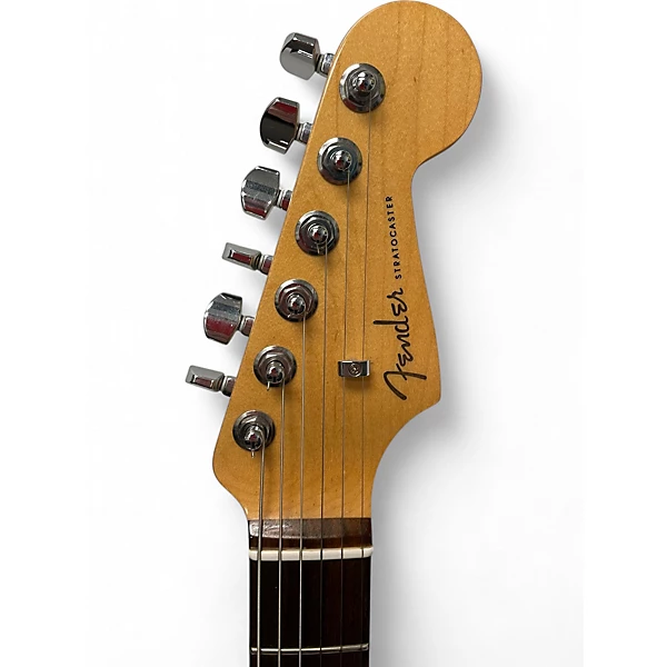 Used 2016 Fender American Elite Stratocaster HSS Shawbucker Olympic Pearl Solid Body Electric Guitar