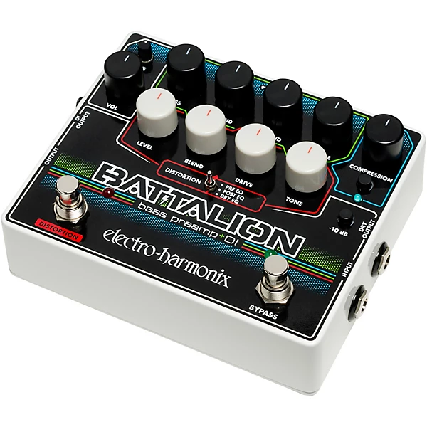 Electro Harmonix Battalion Bass Preamp and DI Pedal